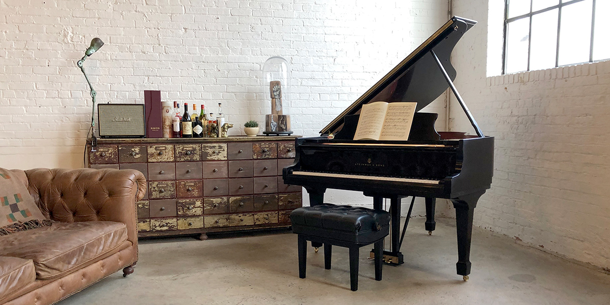 Grand piano deals in small room