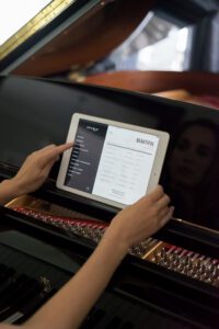iPad interface for Spirio self-playing piano