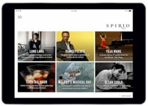 Spirio iPad interface