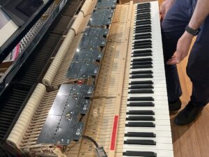 Spirio player piano technology installed at the factory before sale