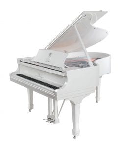 White Grand Piano