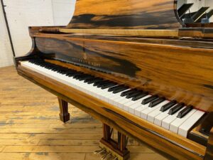 Steinway & Sons' Maccasar Ebony grand piano from the Crown Jewel Collection