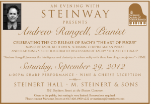 Evening With Steinway Graphic