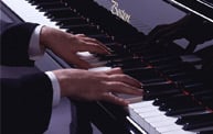 Hands Playing Piano