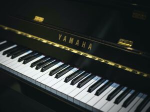 A Yamaha keyboard