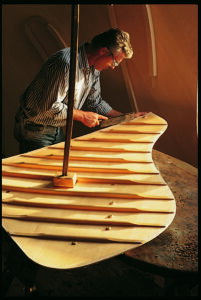 Steinway soundboard