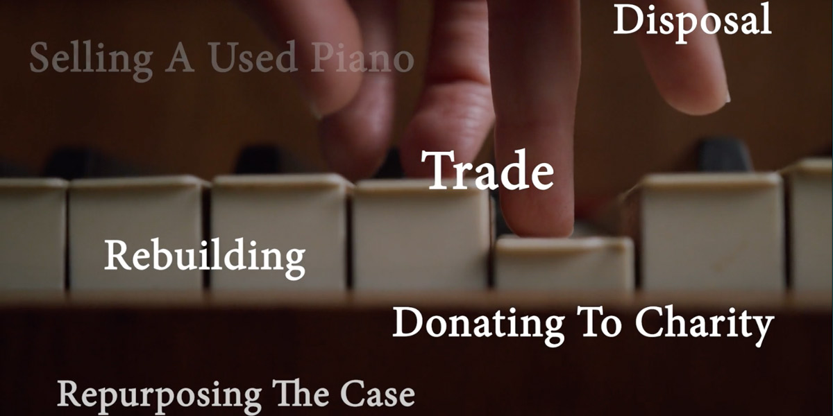 What should I do with my old piano?